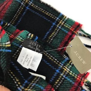 J. Crew Accessories - J. Crew Women’s Tartan Scarf in Black Multi NWT J. Crew Accessories - J. Crew Women’s Tartan Scarf in Black Multi NWT